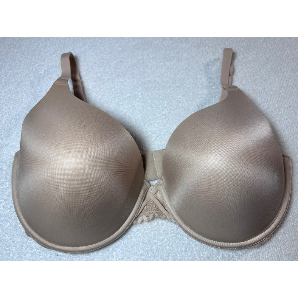 Maidenform DM0066 One Fab Fit Extra Coverage T-Shirt Bra Nude 36D Underwire Lace